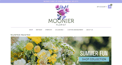 Desktop Screenshot of moonierflorist.com